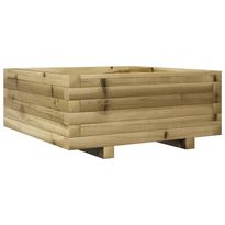 Kukkalaatikko 60x60x26,5 cm kyllästetty mänty (47302)