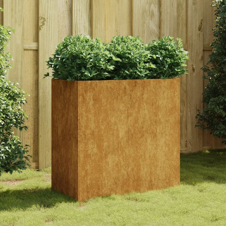 Kukkalaatikko 80x40x80 cm corten-teräs
