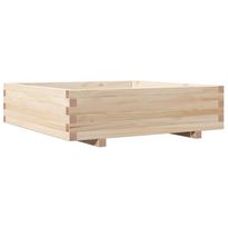 Kukkalaatikko 90x90x26,5 cm täysi mänty (47313)