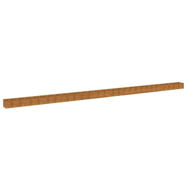 Kukkalaatikko korotettu 1152x50x36 cm Corten teräs (51983)