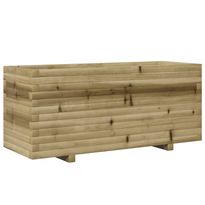 Kukkalaatikko puutarhaan 110x40x49,5 cm kyllästetty mänty (47382)