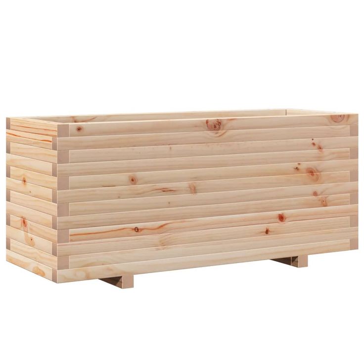 Kukkalaatikko puutarhaan 110x40x49,5 cm täysi mänty (47378)
