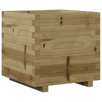 Kukkalaatikko puutarhaan 50x50x49,5 cm kyllästetty mänty (47357)