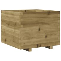 Kukkalaatikko puutarhaan 60x60x49,5 cm kyllästetty mänty (47362)
