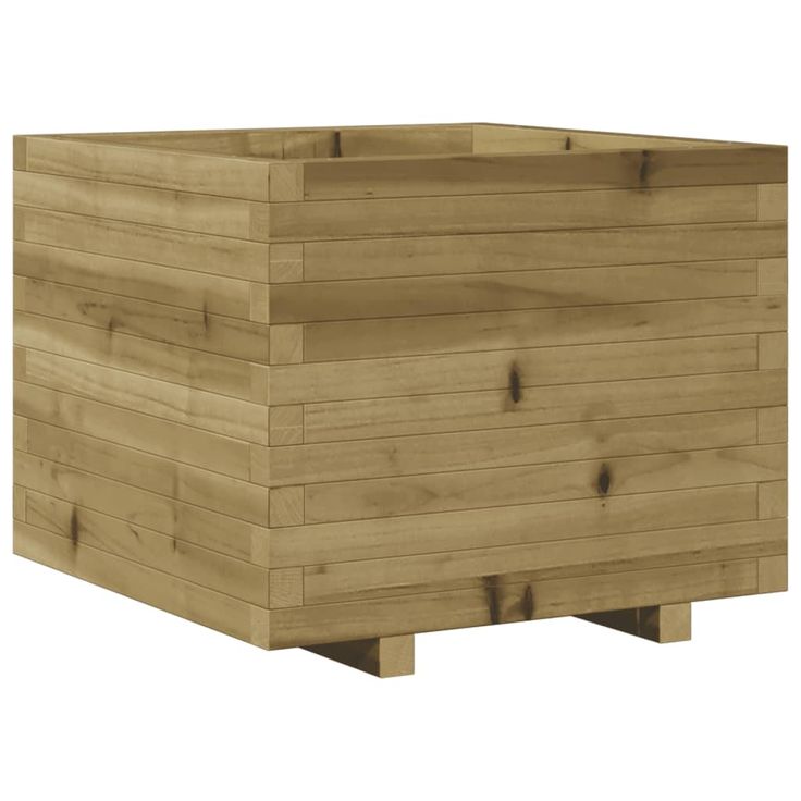 Kukkalaatikko puutarhaan 60x60x49,5 cm kyllästetty mänty (47362)