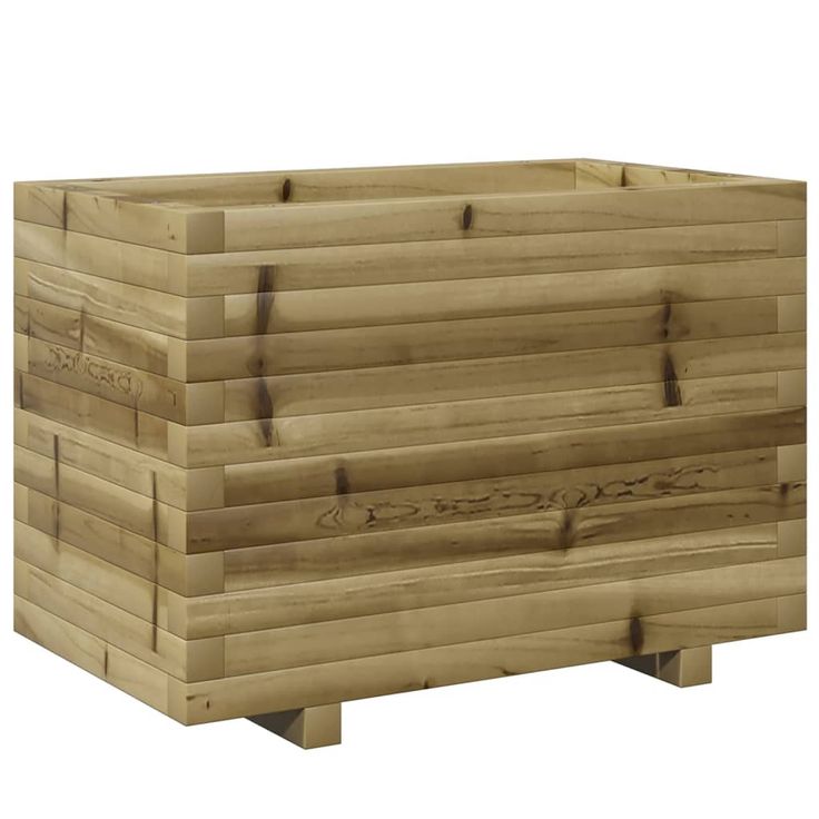 Kukkalaatikko puutarhaan 70x40x49,5 cm kyllästetty mänty (47372)
