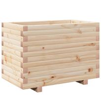 Kukkalaatikko puutarhaan 70x40x49,5 cm täysi mänty (47368)