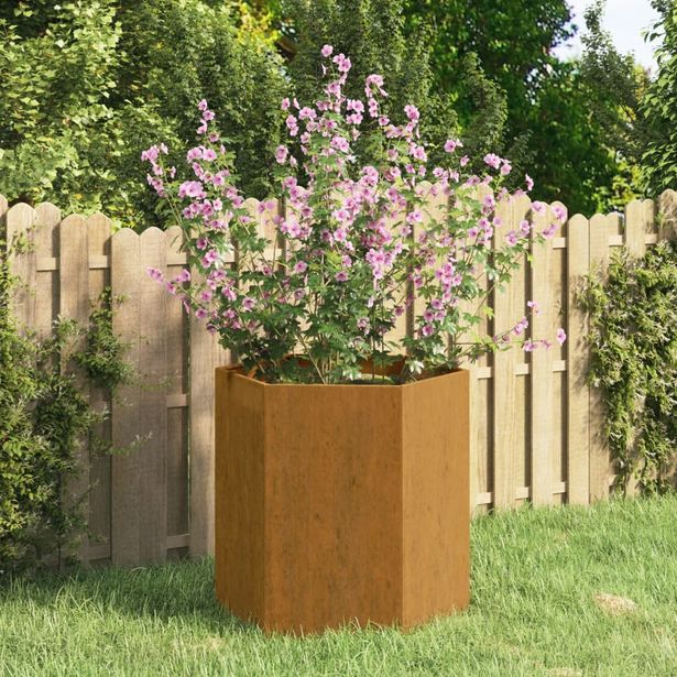 Kukkalaatikko Ruoste4, corten-teräs, eri kokoja