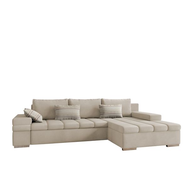 Kulmasohva BANGKOK, 5-istuttava, beige (3885)