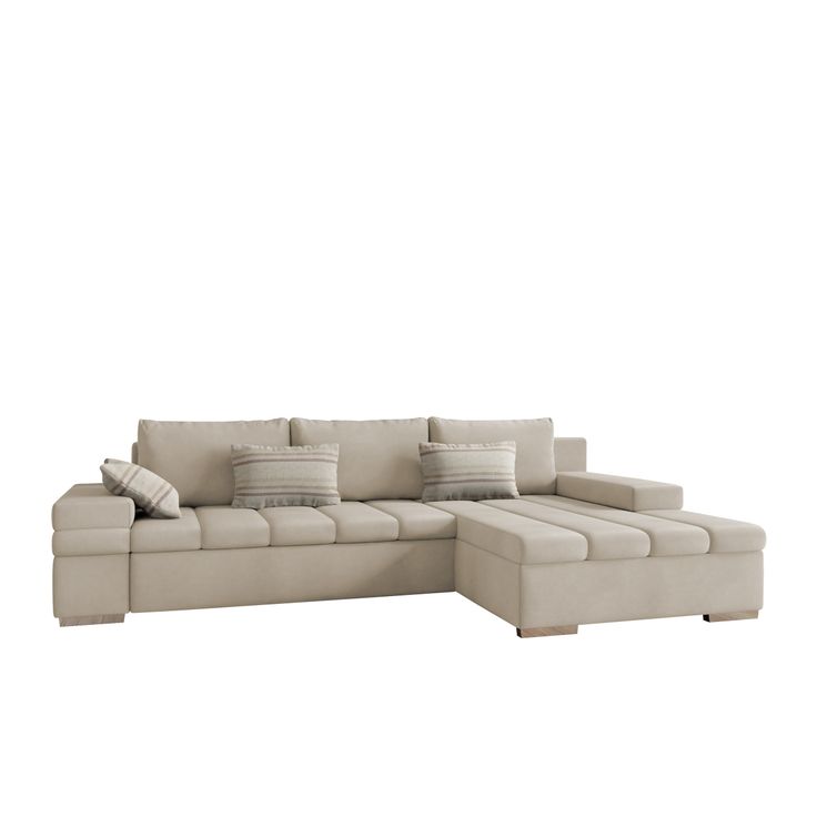 Kulmasohva BANGKOK, 5-istuttava, beige (3885)