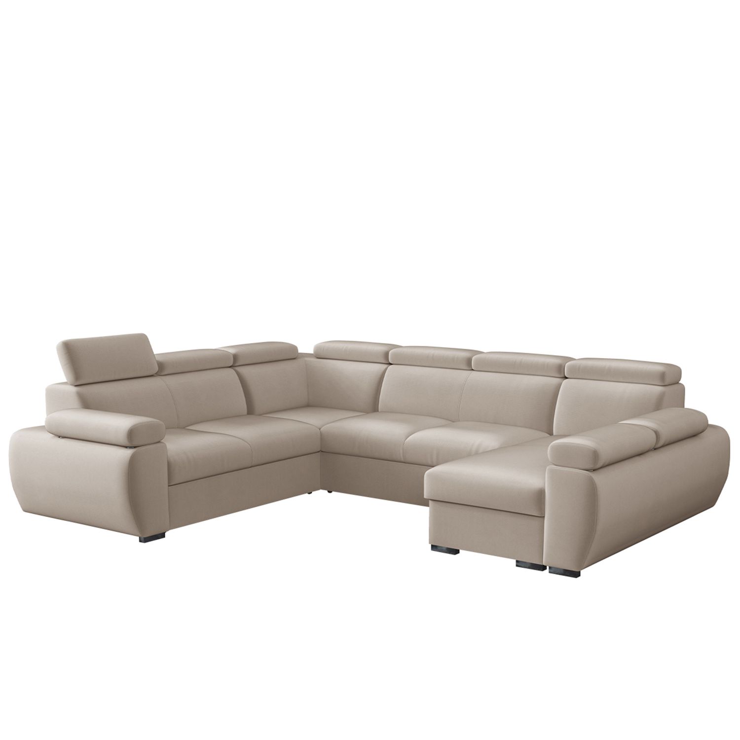 U-sohva BOSTON U, 5-istuttava, beige (4142)