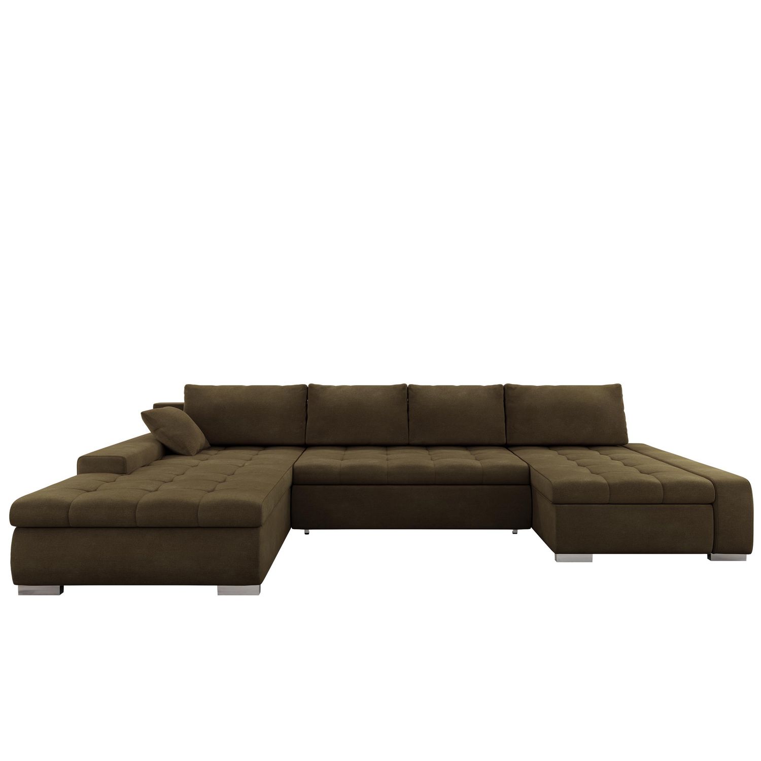 U-sohva CARO, 6-istuttava, ruskea (3061)