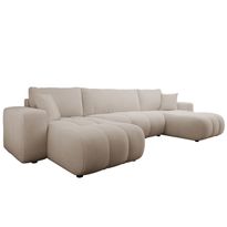 U-sohva FURYN U, 5-istuttava, beige (0055), Verkkokaupan poistotuote