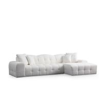 Kulmasohva Linento Furniture Pescara, valkoinen