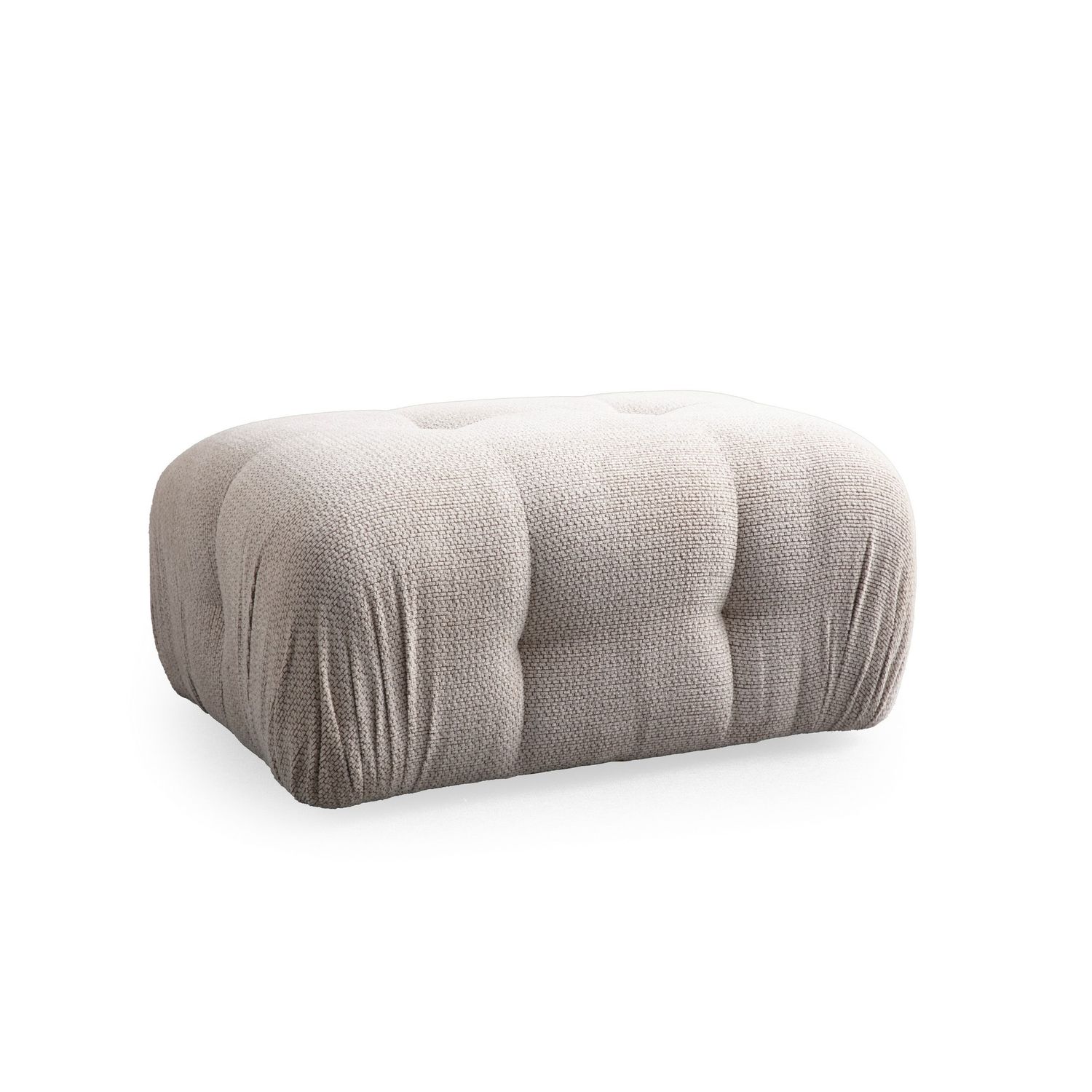 Kulmasohva Linento Furniture Petite, kermanvalkoinen, 3-istuttava