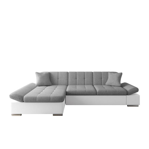 Kulmasohva MALWI, 4-istuttava, kaksivärinen, eri värivaihtoehtoja