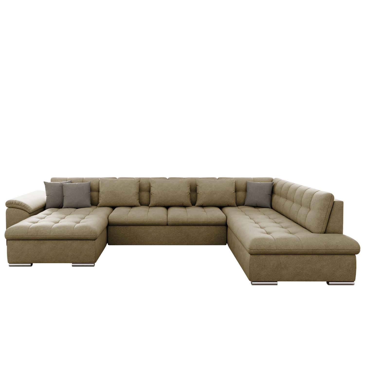 U-sohva NIKO, 6-8-istuttava, beige (4749)