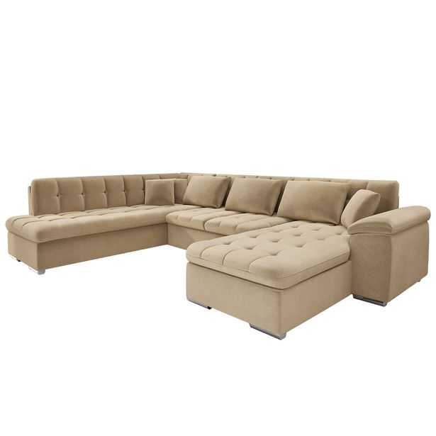 Kulmasohva NIKO BIS, 6-8-istuttava, beige (7376)