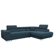 Kulmasohva TOREZIO vakosametti, 4-istuttava, eri värivaihtoehtoja