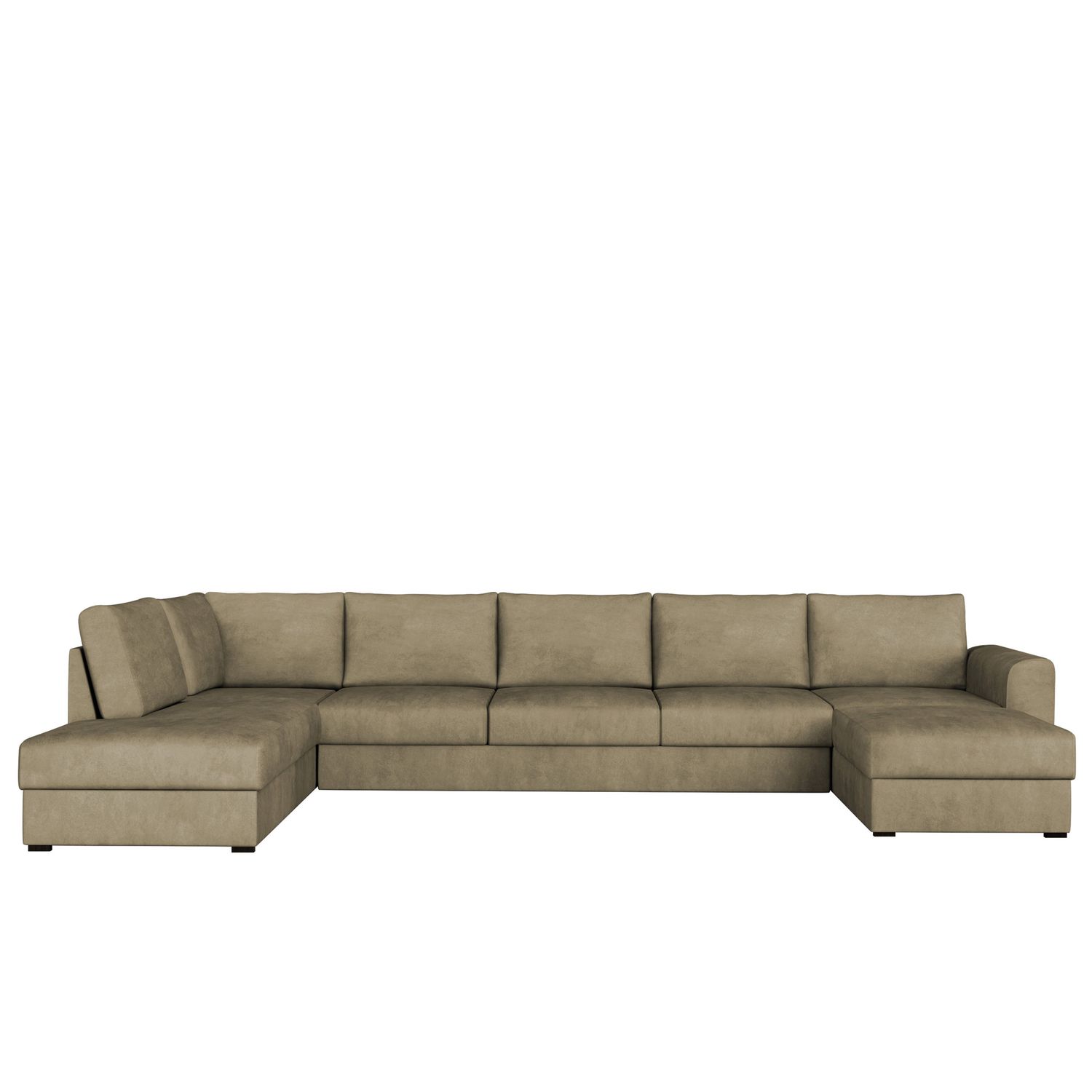 U-sohva WILMA LARGE, 8-istuttava, beige (4945)