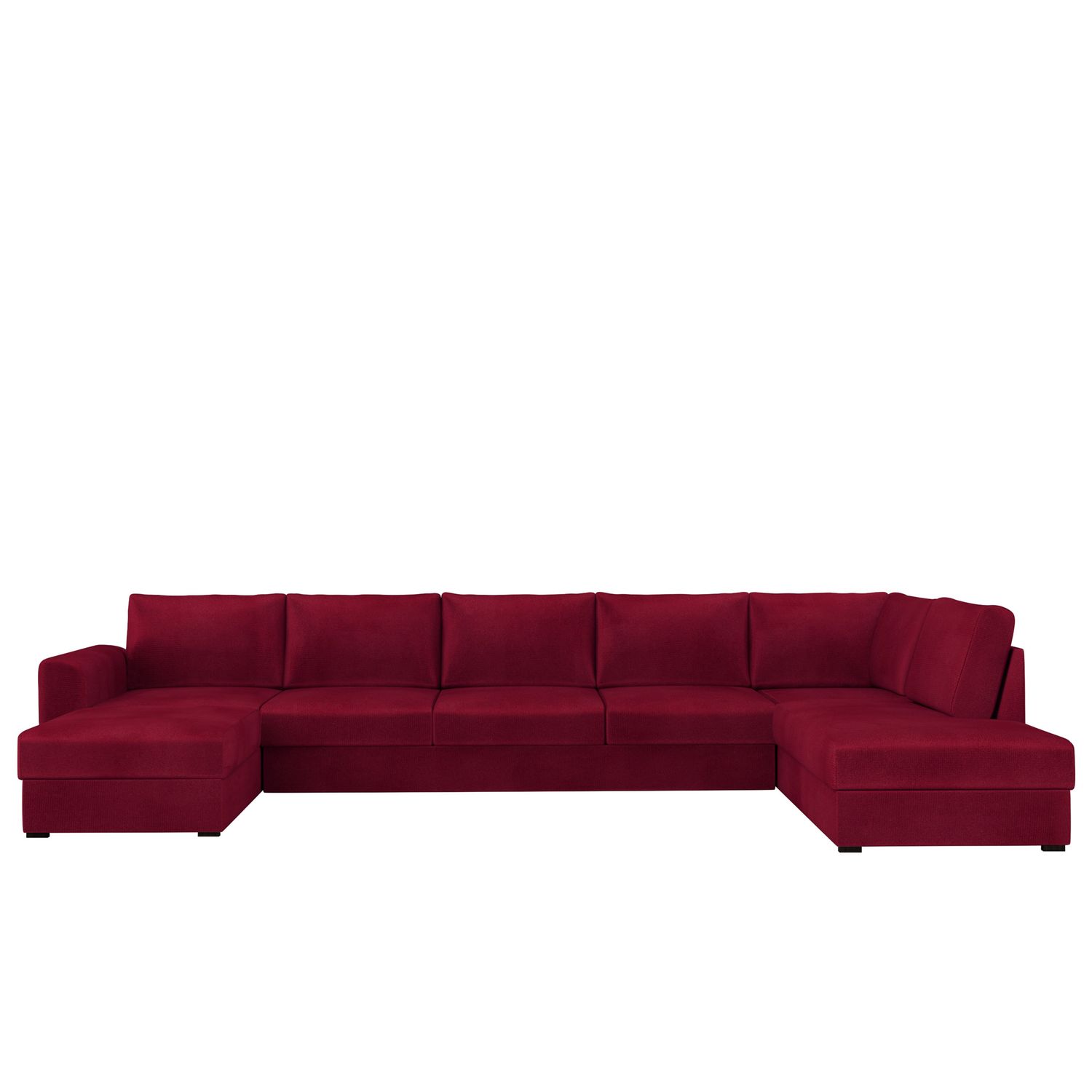 U-sohva WILMA LARGE, 8-istuttava, punainen (5034)