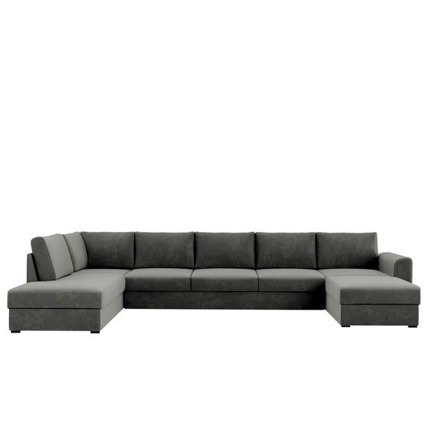 Kulmasohva WILMA LARGE, 8-istuttava, harmaa (8776)