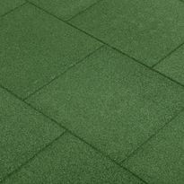 kumilaattat 6 kpl kumi 50x50x3 cm vihreä