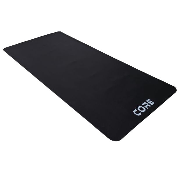 Kuntoilulaitteen alusmatto Core, 200x90cm, musta