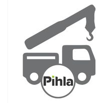 Pihla-kuorman purku nosturilla