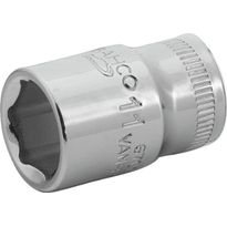 Kuusikulmahylsy Bahco 6700SM, 1/4&quot;, metriset koot, eri kokoja