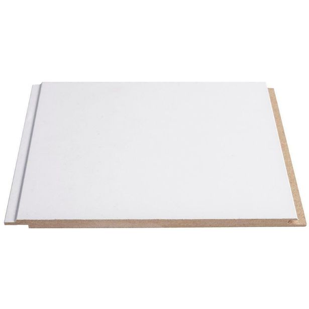 Sisustuspaneeli Aarni STP-0, 8x195x2070mm, mdf, ympäripontattu, valkoinen E0