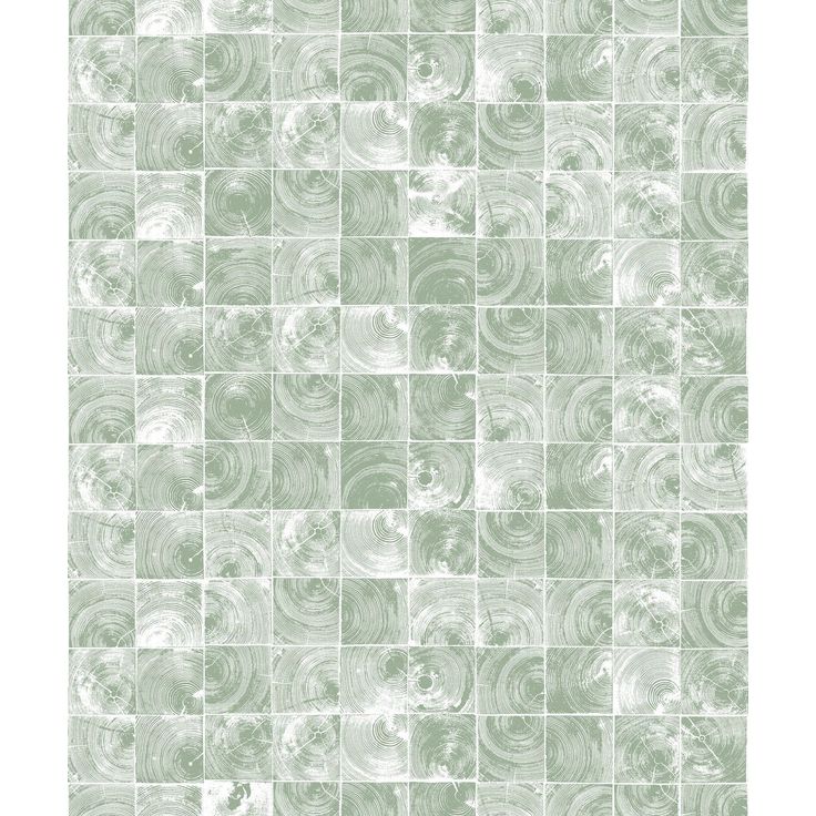 Kuvatapetti Rebel Walls Age Rings Green, non-woven, mittatilaus