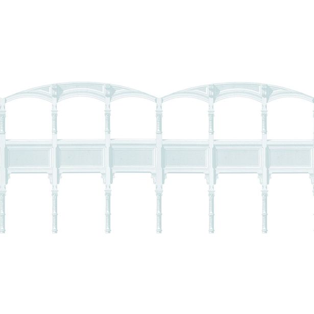 Kuvatapetti Rebel Walls Airy Arches Oxygen, non-woven, mittatilaus