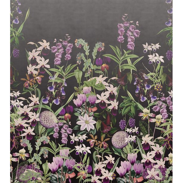 Kuvatapetti Rebel Walls Alice's Garden Midnight, non-woven, mittatilaus