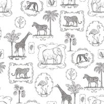 Kuvatapetti Rebel Walls Animal Party, non-woven, mittatilaus