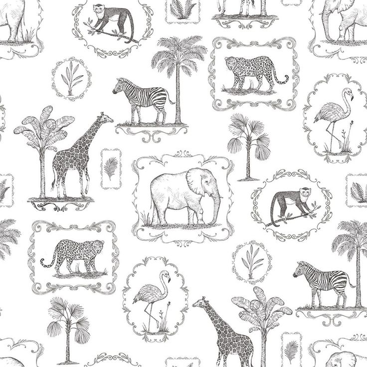 Kuvatapetti Rebel Walls Animal Party, non-woven, mittatilaus