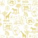 Mallipala Rebel Walls Animal Party Yellow (REBR15272)