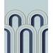 Mallipala Rebel Walls Arch Deco Blue (REBR16102)