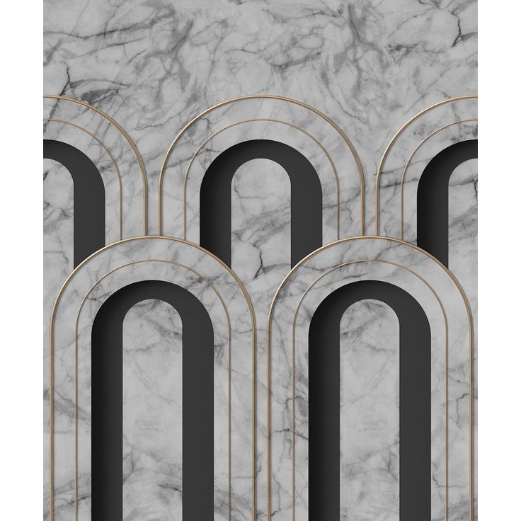 Kuvatapetti Rebel Walls Arch Deco Marble, non-woven, mittatilaus