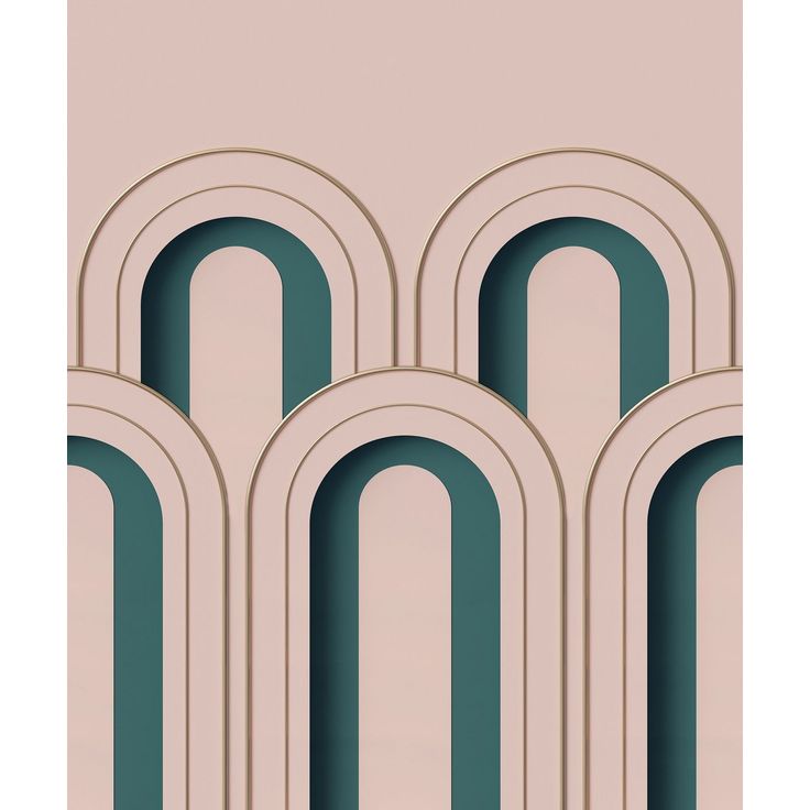 Kuvatapetti Rebel Walls Arch Deco, non-woven, mittatilaus