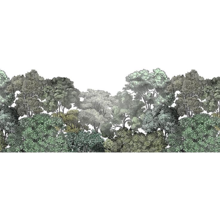 Metsätapetti Rebel Walls Bellewood, non-woven, mittatilaus
