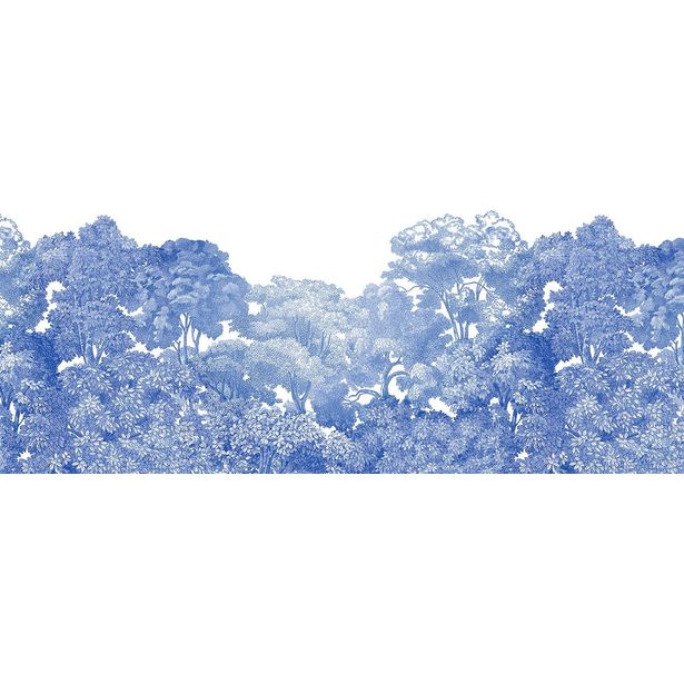 Kuvatapetti Rebel Walls Bellewood Porcelain Toile, non-woven, mittatilaus