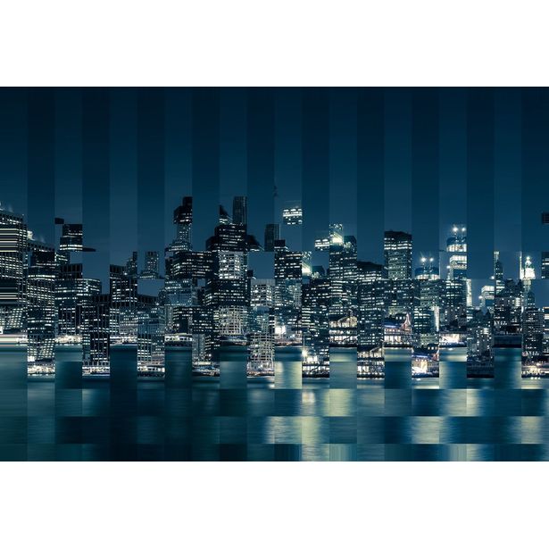 Kuvatapetti Rebel Walls Big Apple Squares, non-woven, mittatilaus