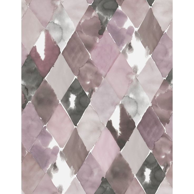Kuvatapetti Rebel Walls Big Harlequin Plum, non-woven, mittatilaus