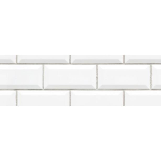 Kuvatapetti Rebel Walls Bistro Tiles White, non-woven, mittatilaus