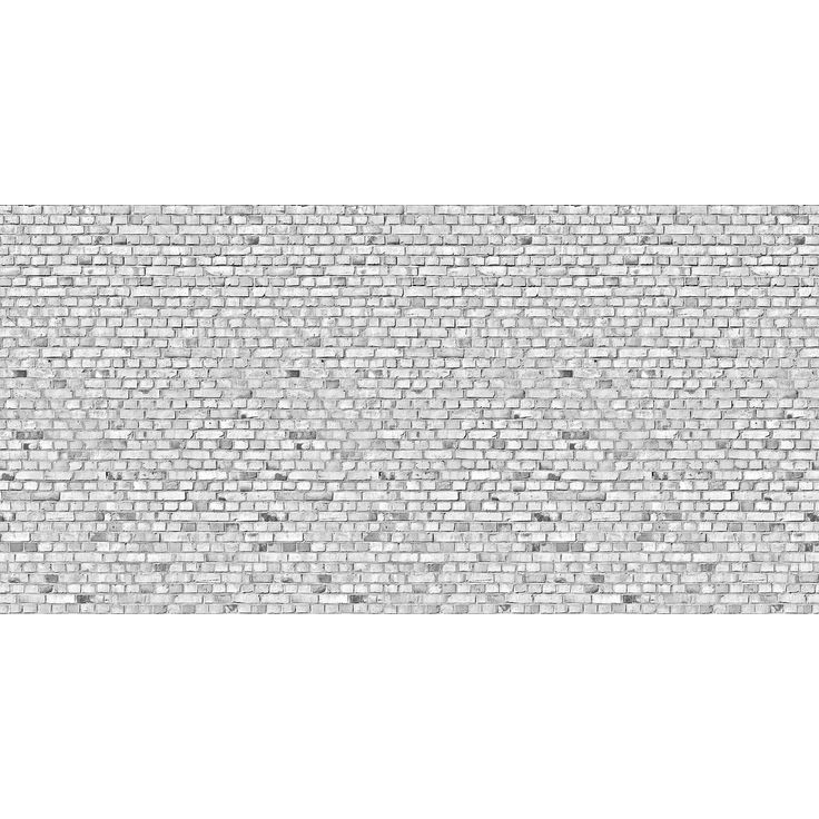 Kuvatapetti Rebel Walls Brick Wall White, tiiliseinä, non-woven, mittatilaus
