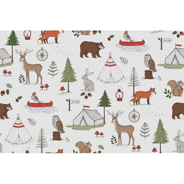 Kuvatapetti Rebel Walls Camping Trip, non-woven, mittatilaus