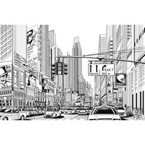 Kuvatapetti Rebel Walls Cartoon City, non-woven, mittatilaus