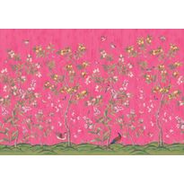 Kuvatapetti Rebel Walls Chinoiserie Chic Fuchsia, non-woven, mittatilaus