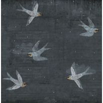 Kuvatapetti Rebel Walls Concrete Art Night Swallow, non-woven, mittatilaus